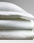 Matelasse - Queen Duvet Cover Set (Set of 3) - Ivory