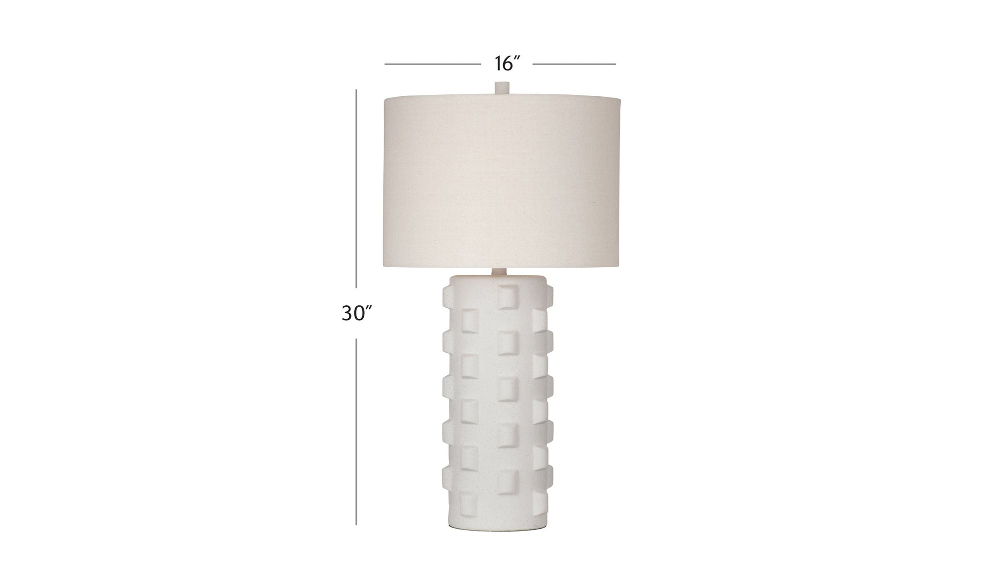 Mellette - Table Lamp - White
