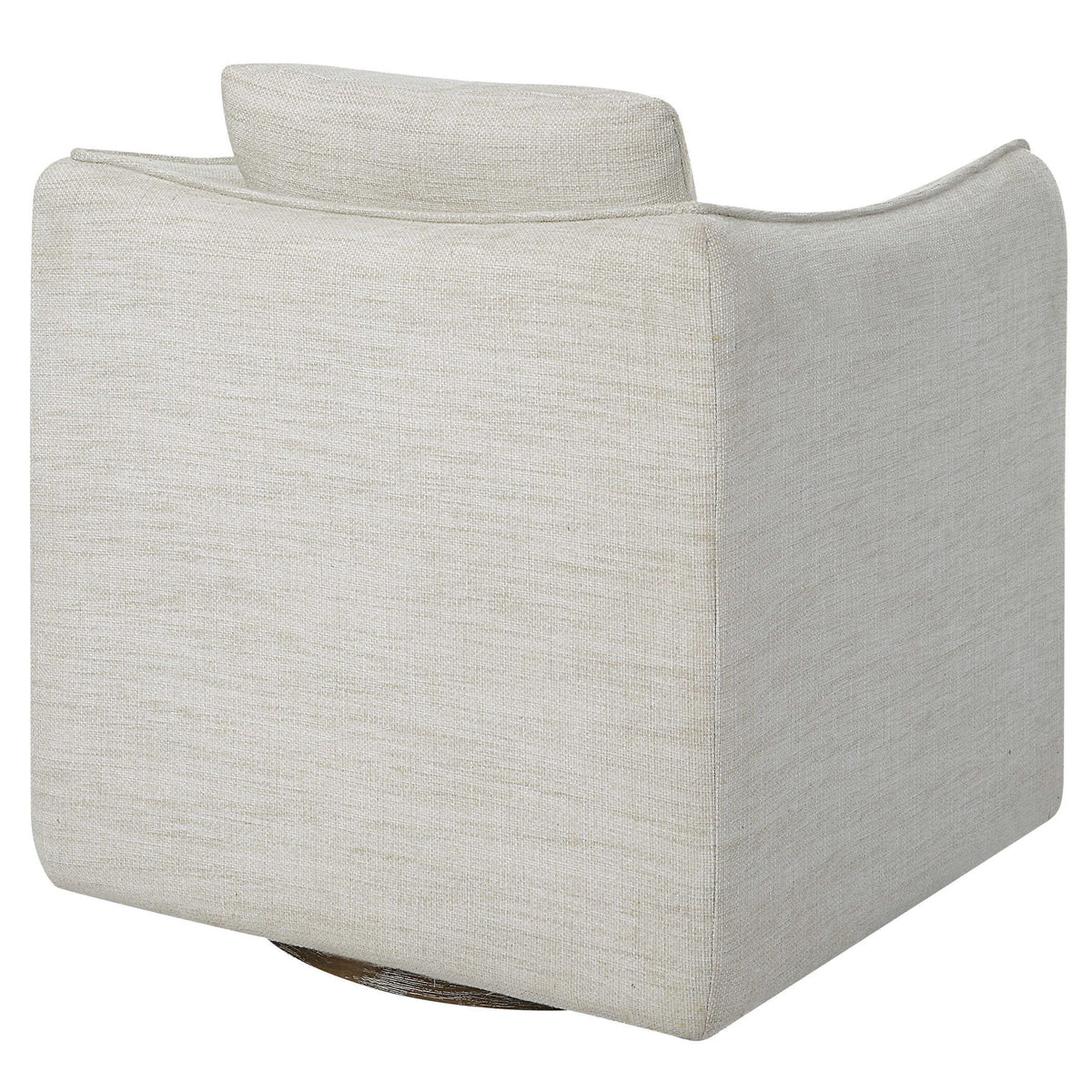 Corben - Swivel Armchair - Silver