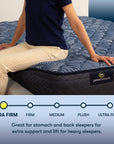 Perfect Sleeper - 12" Cobalt Calm Extra Firm Mattress