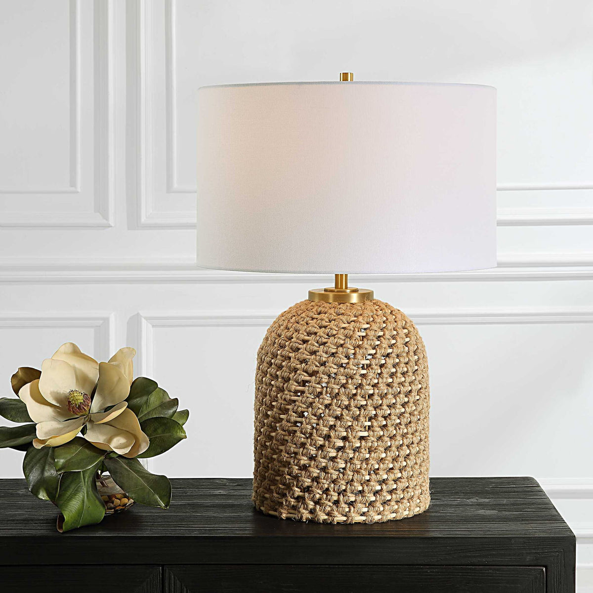 Kendari - Rope &amp; Rattan Table Lamp