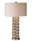 Amarey - Metal Ring Table Lamp - Gold