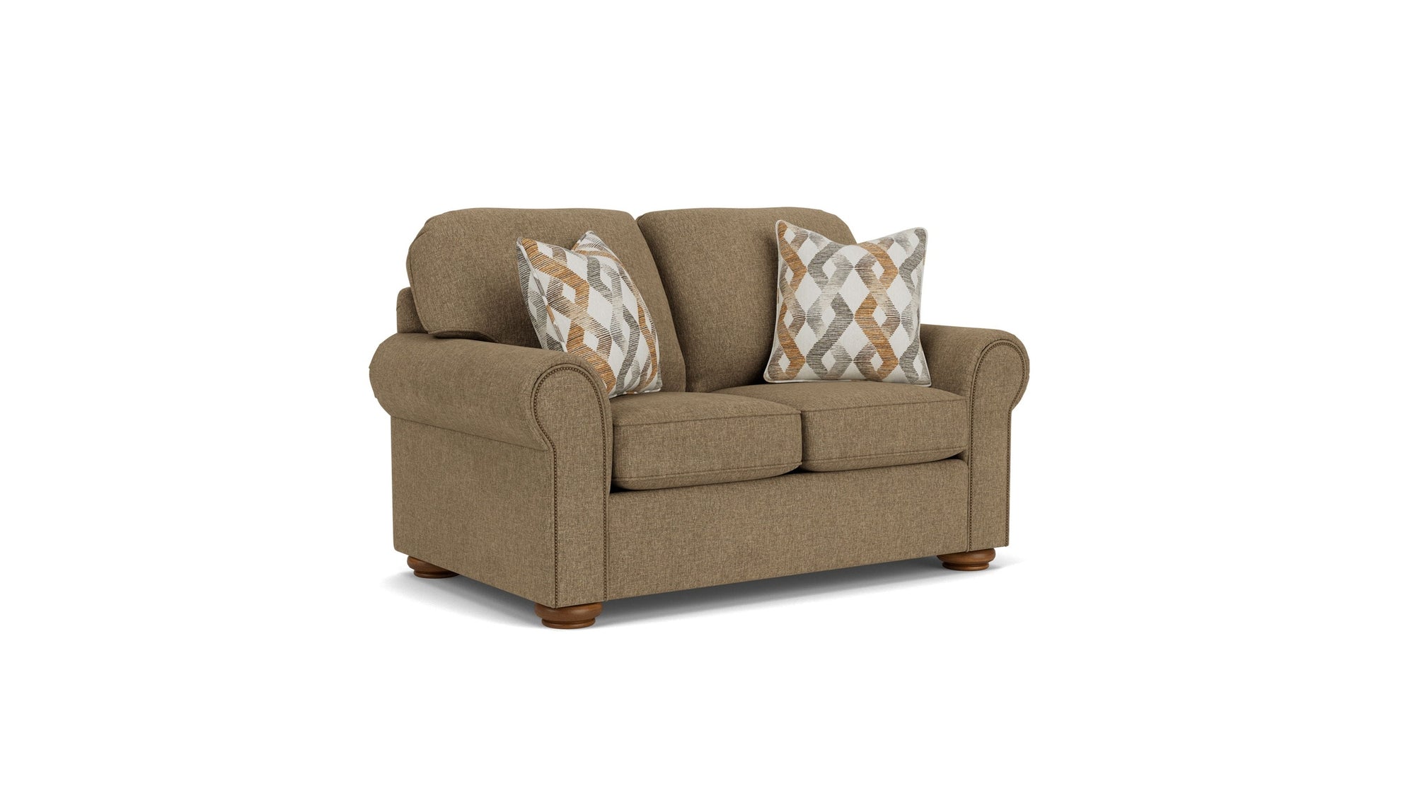 Preston - Fabric Loveseat With Nailhead Trim