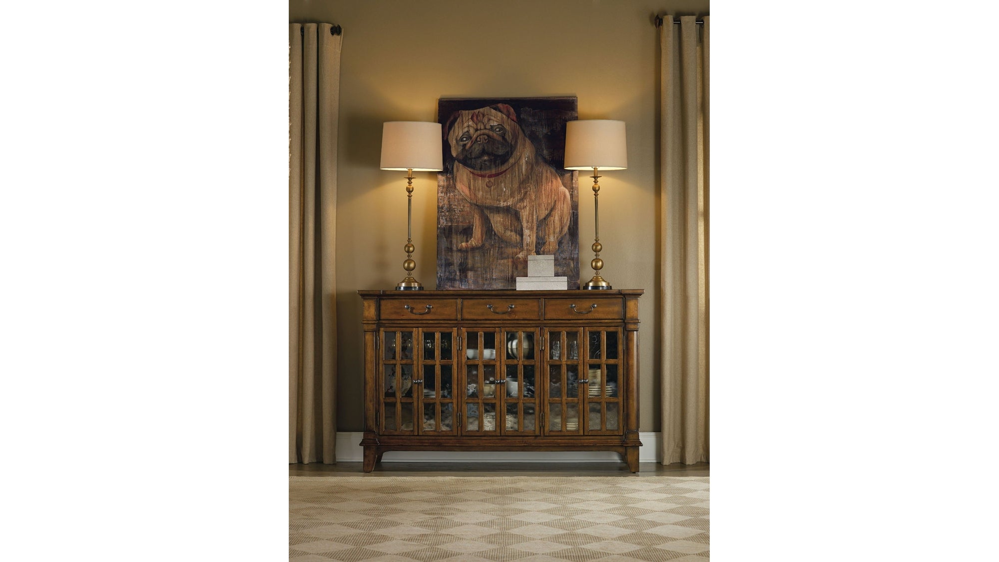 Tynecastle - Buffet - Dark Brown