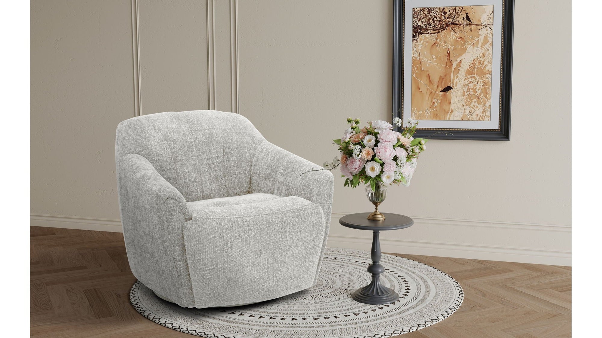 Millie - 1P Swivel Recliner Footrest Only