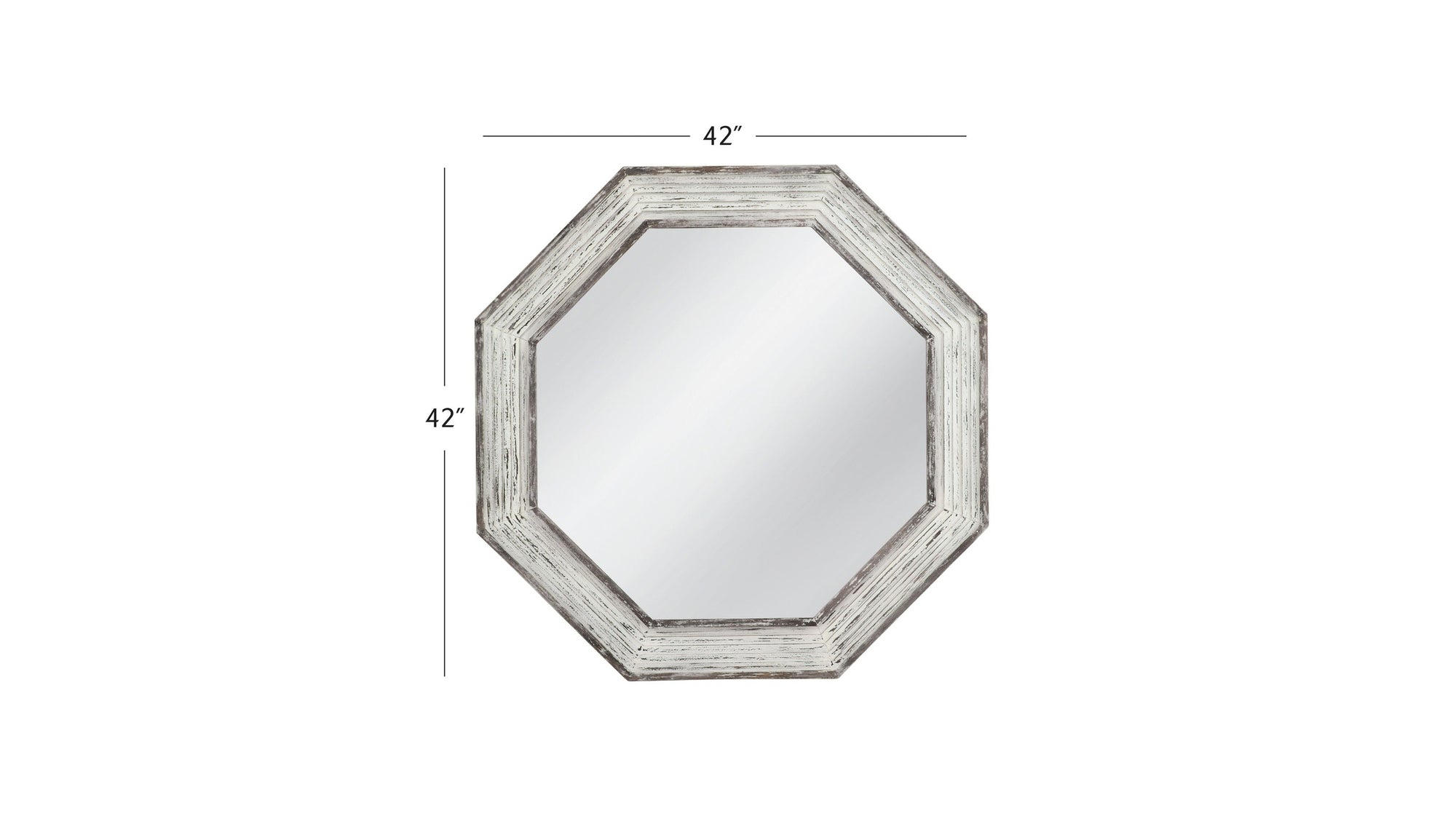 Marden - Wall Mirror - White Wash