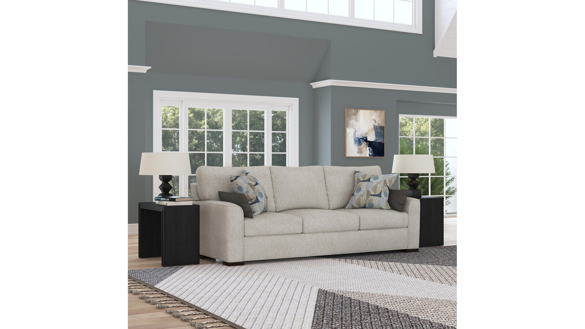 Jasper - Fabric Stationary Sofa