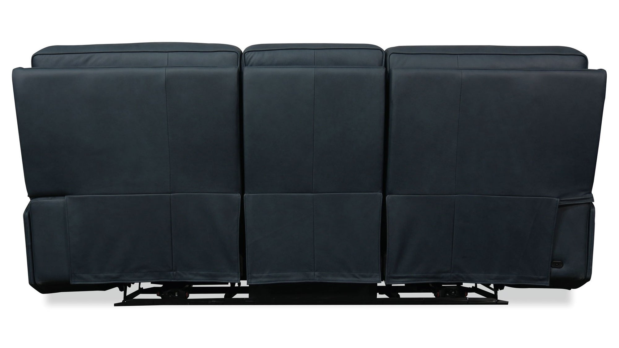 Riverton - Power Sofa With Power Headrest And Lumbar - Black