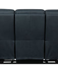 Riverton - Power Sofa With Power Headrest And Lumbar - Black