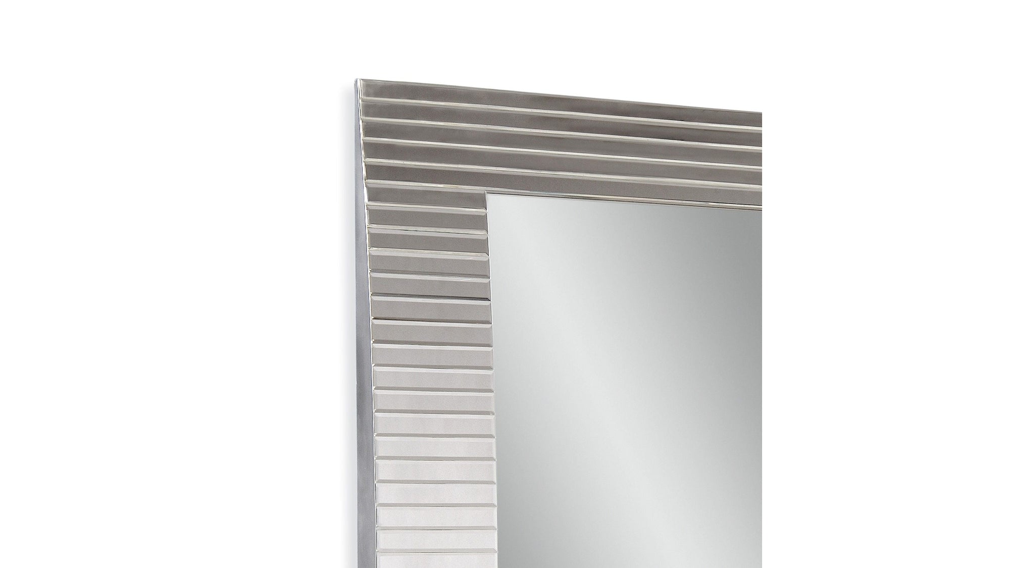 Tambour - Wall Mirror - Silver