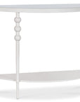 Melange - On The Bright Side Demilune Console - White