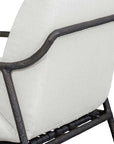 Thayer - Outdoor Upholstered Lounge Chair - Bronze / White