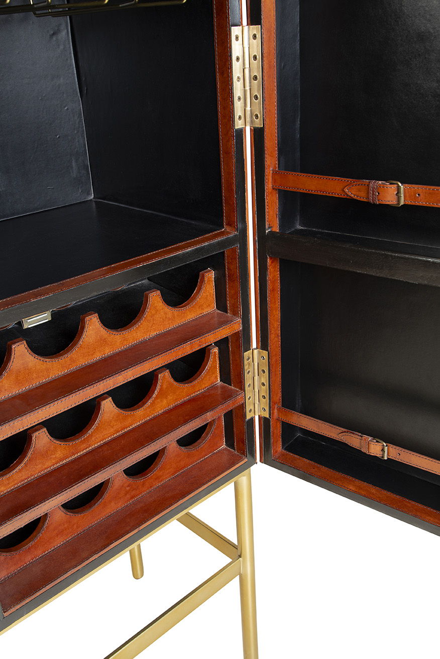 Ricky - Bar Cabinet - Dark Brown