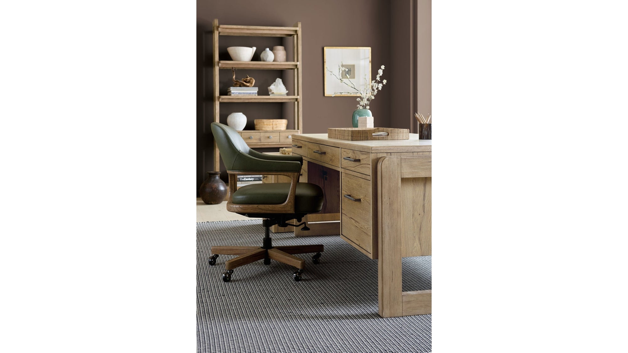 Kalamazoo - Executive Desk - Light Brown