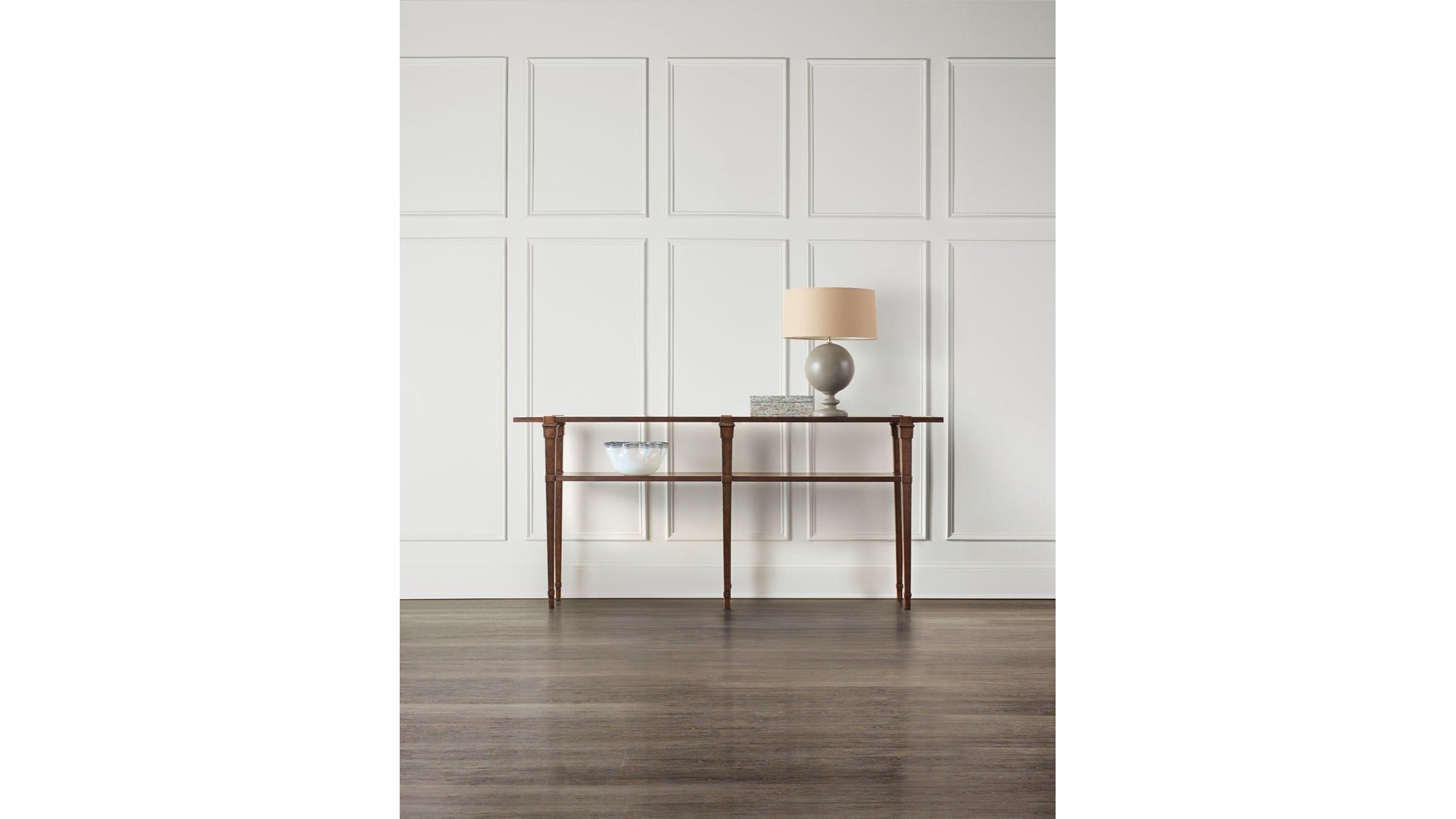 Commerce And Market - Skinny Console Table - Dark Brown