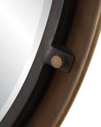 Porthole - Round Mirror - Bronze