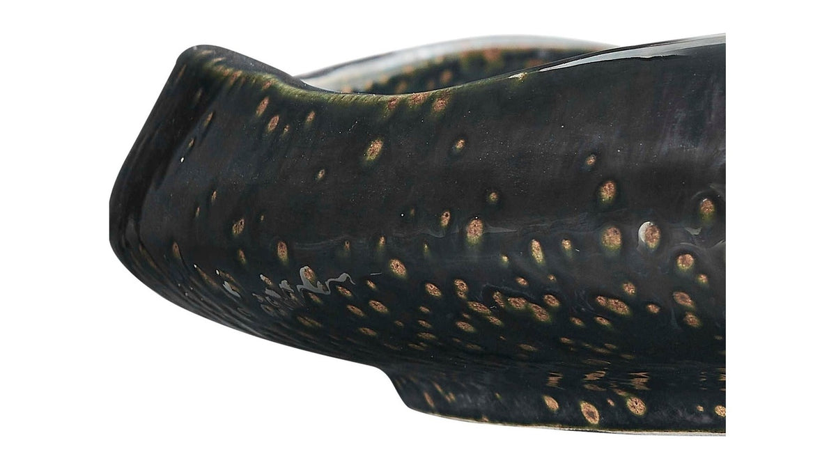 Stardust Ripple - Indoor-Outdoor Bowl - Black