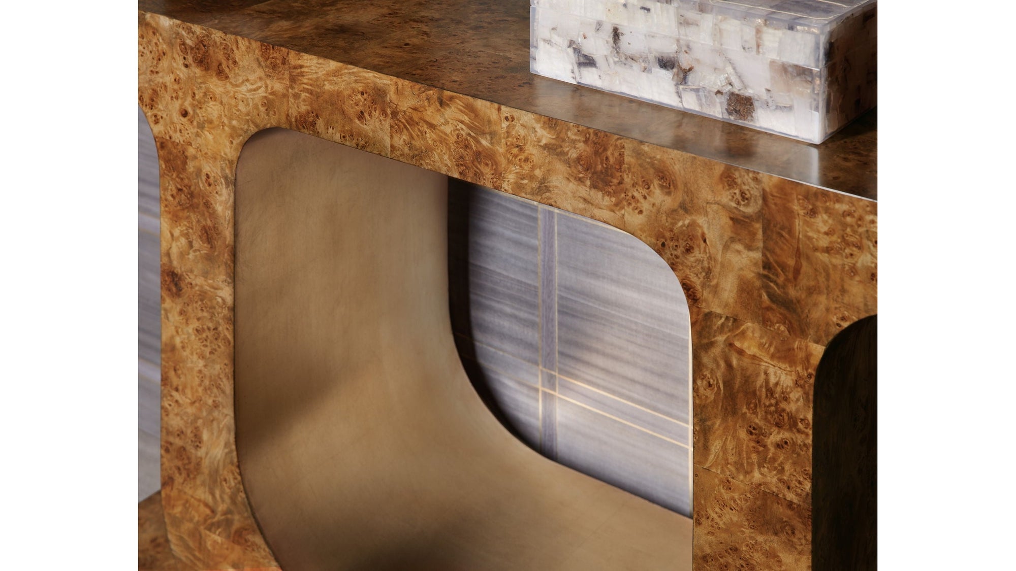 Melange - Burlesque Console Table - Light Brown