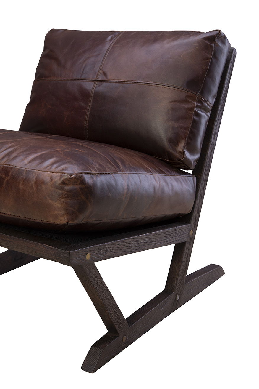Lezlie - Occasional Chair - Dark Brown
