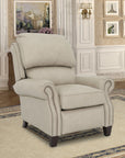 Churchill - Push Thru The Arm Recliner - Cabernet