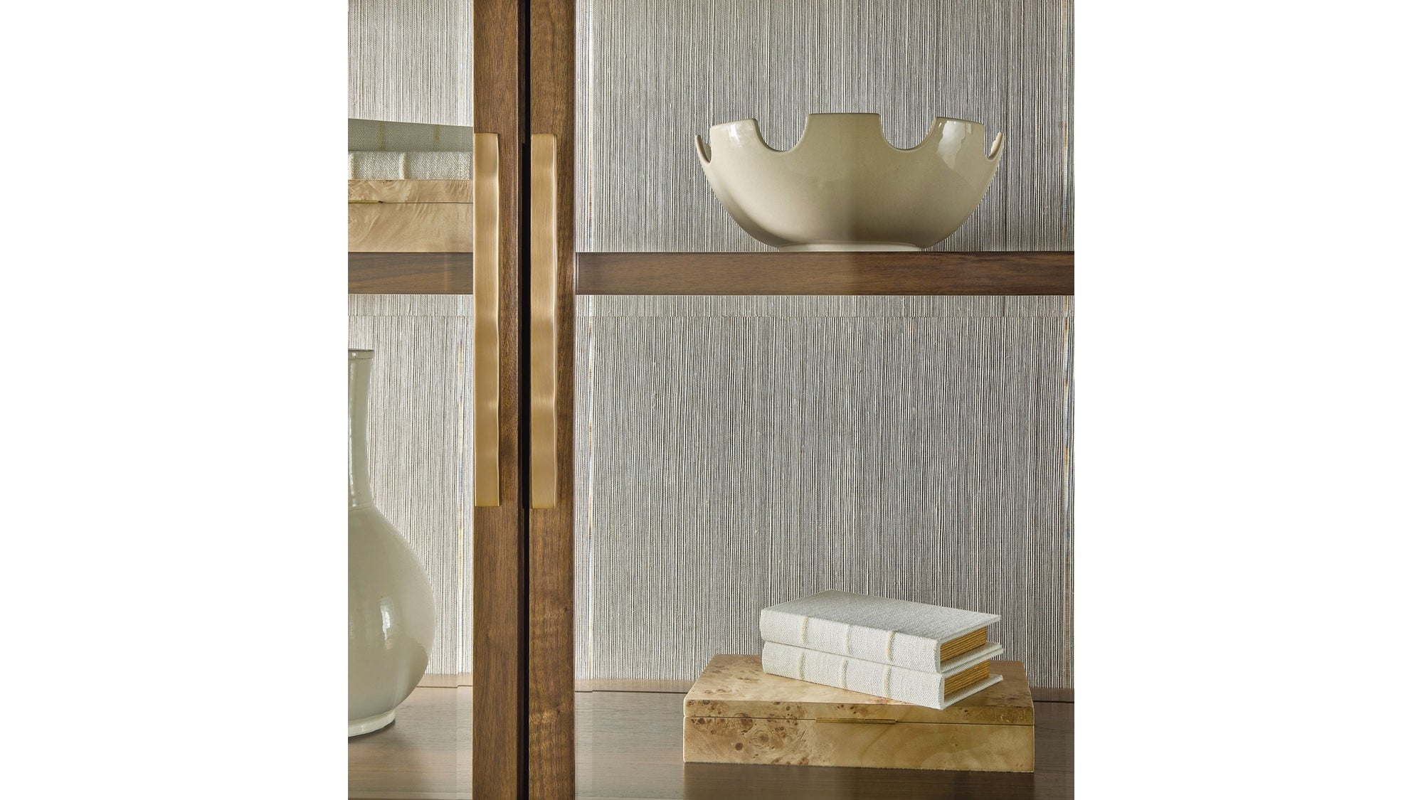 Eleana - Display Cabinet - Medium Wood