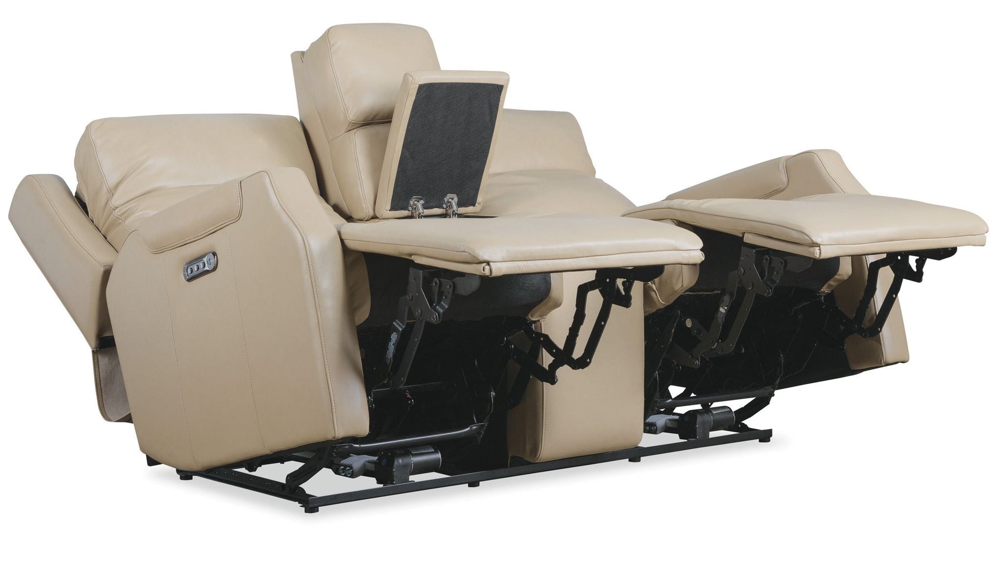 MS - Nelson Zero Gravity Power Console Loveseat With Power Headrests And Lumbar