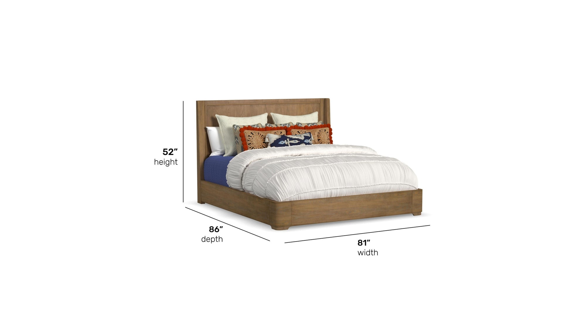 Normandy - Panel Bed