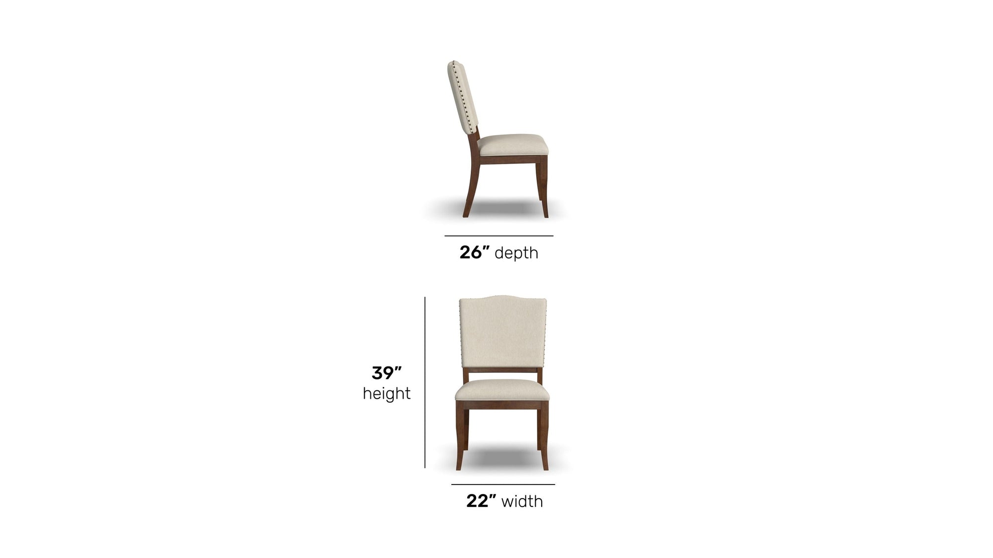 Bellevue - Upholstered Dining Chairs Set of 2