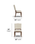 Bellevue - Upholstered Dining Chairs Set of 2