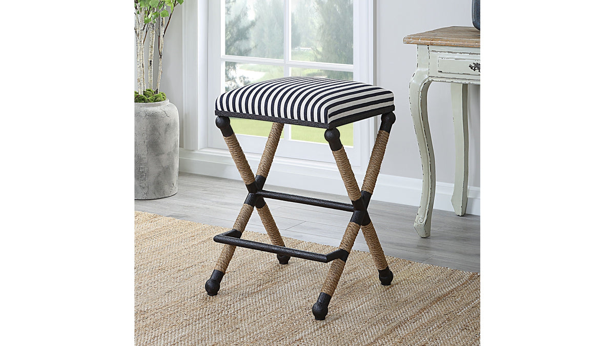 Braddock - Backless Counter Stool - Black