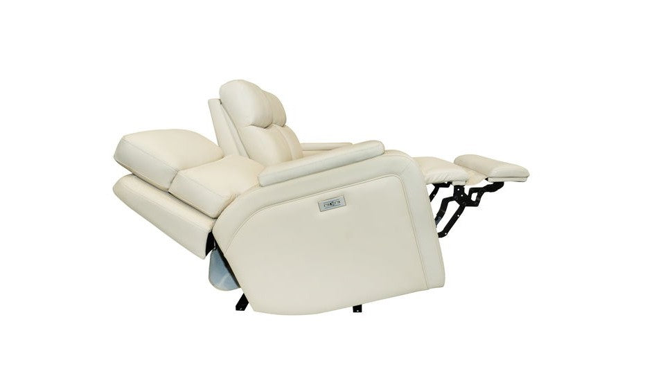 Gunner - Sofa Recliner With Power And Power Headrest - Almond