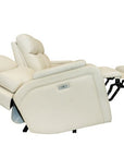 Gunner - Sofa Recliner With Power And Power Headrest - Almond