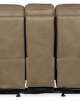 MS - Riverton Power Gliding Console Loveseat With Power Headrest And Lumbar