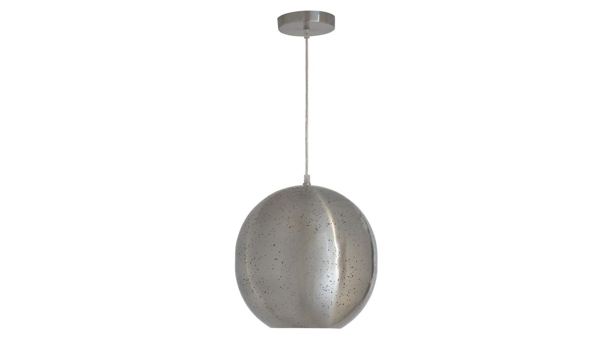 Britton - Silver Pendant - Gray