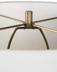 Corvair - Scalloped Table Lamp - Bronze