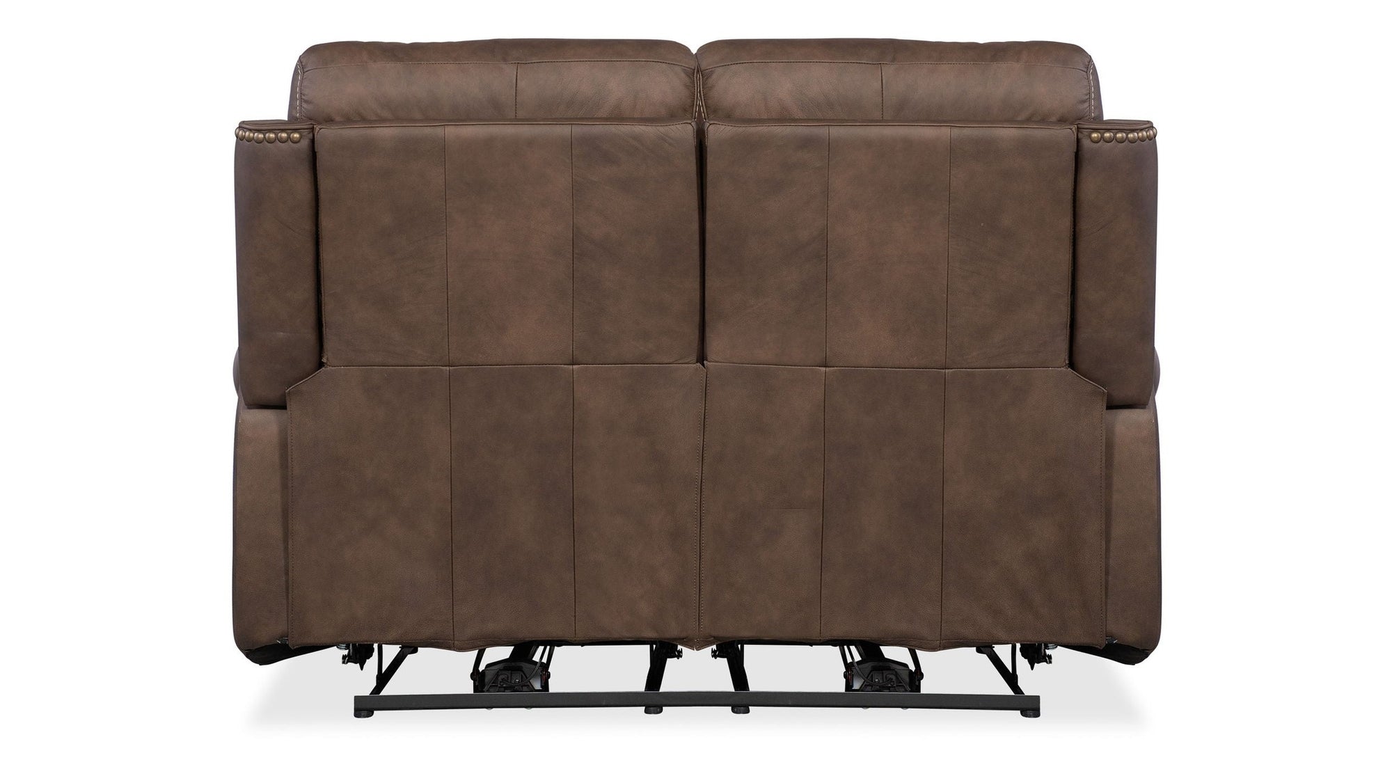 SS - Duncan Power Loveseat With Power Headrest & Lumbar - Dark Brown