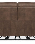 SS - Duncan Power Loveseat With Power Headrest & Lumbar - Dark Brown