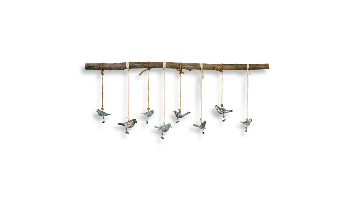 Birds On A Branch - Wall Art - Light Brown