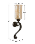 Joselyn - Candle Wall Sconce - Bronze