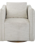 Corben - Swivel Armchair - Silver