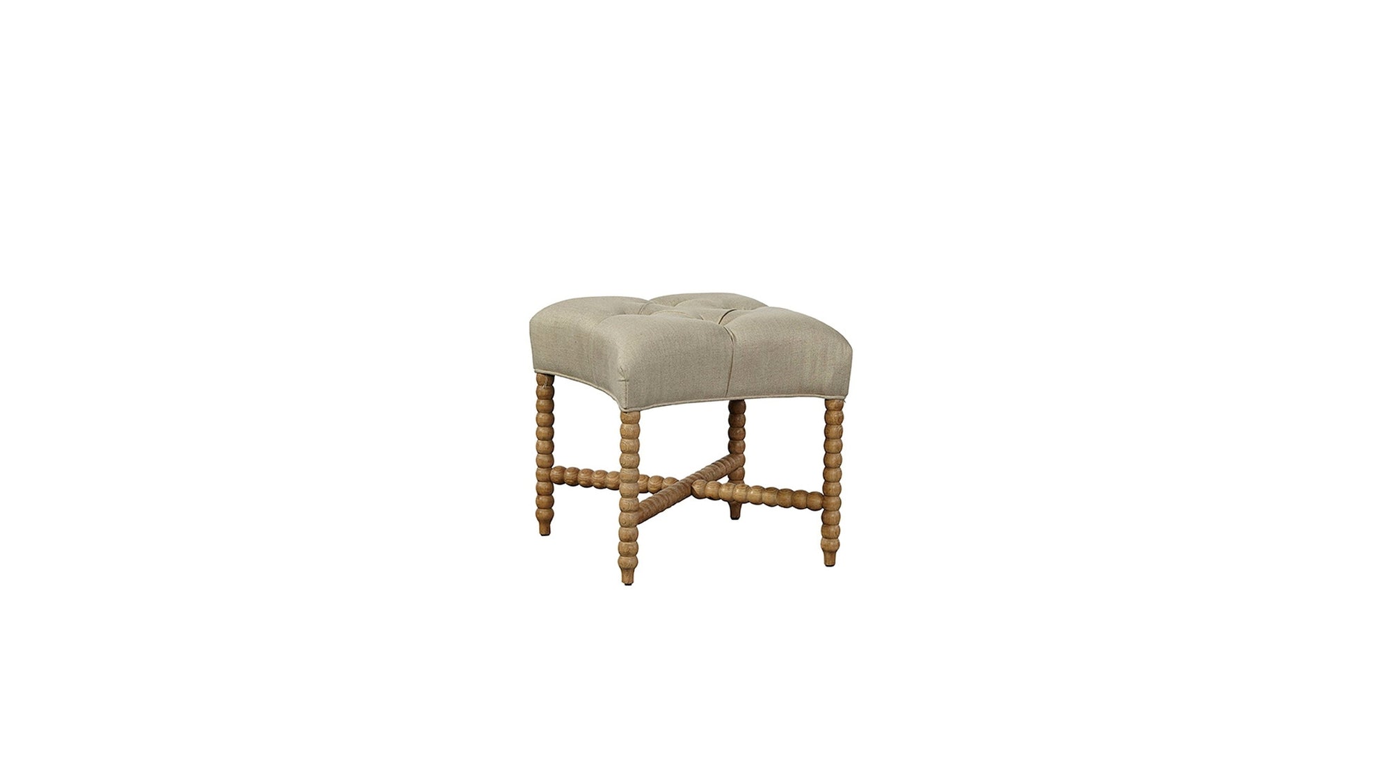 Tufted - Stool - Light Brown