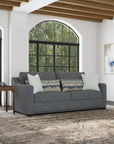 Milo - Fabric Two-Cushion Sofa With Nailhead Trim