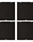 Fourfold - Framed Prints Set of 4 - Gold
