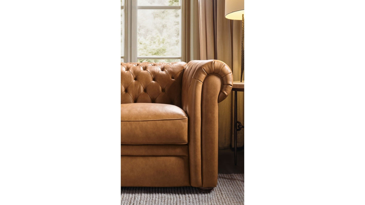MS - Glover Power Reclining Sofa With Power Headrest - Brown