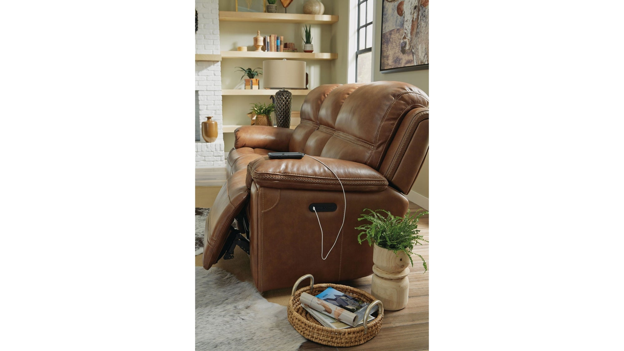 Fenwick - Power Reclining Sofa With Power Headrests