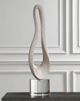 Oval Harmony - Sculpture - Gray