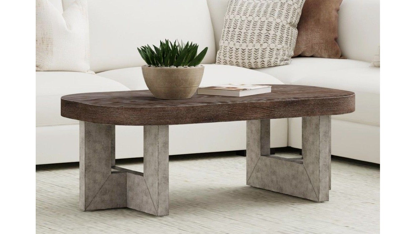 Nova - Coffee Table - Cerused Charcoal Oak