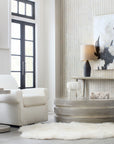 Melange - Sabre Console Table - Pearl Silver