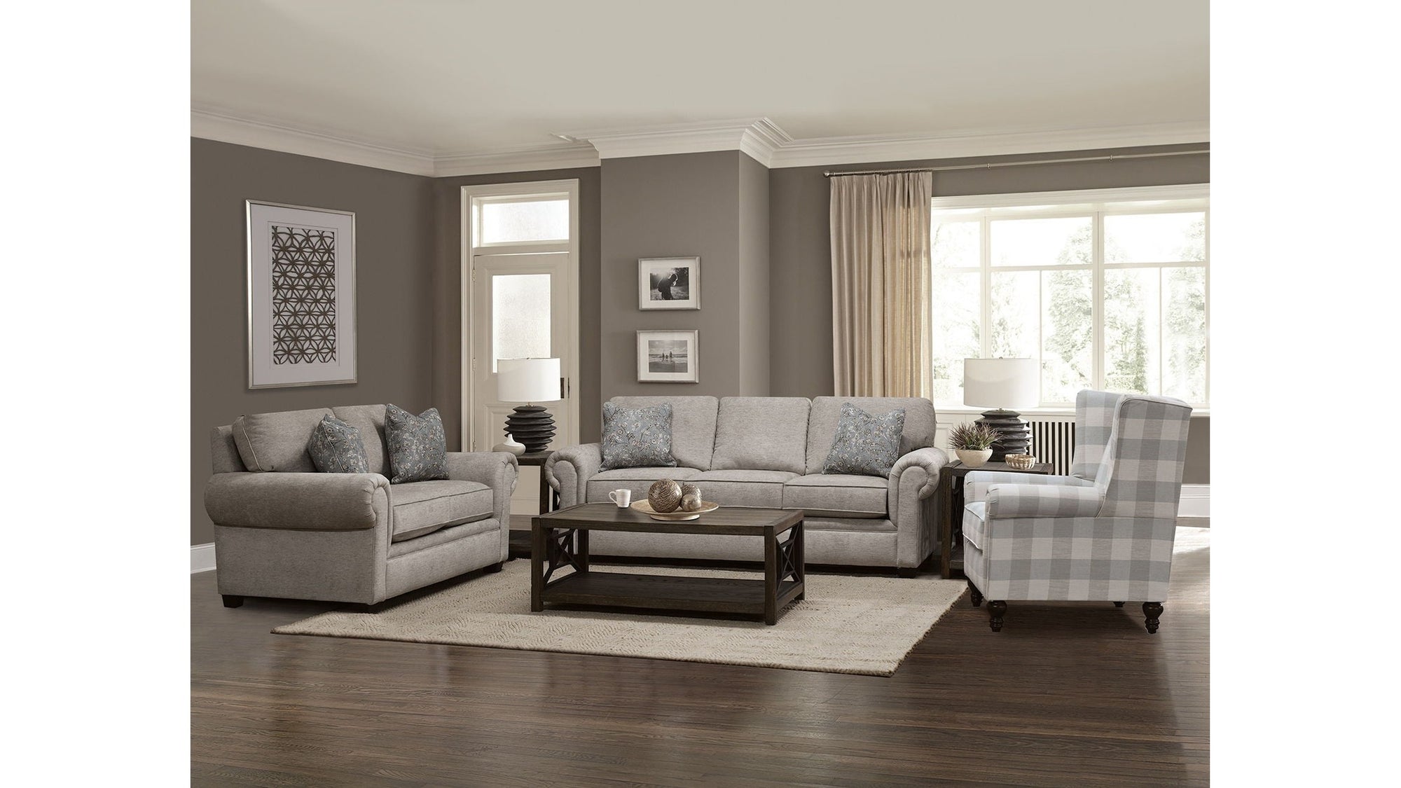 Brett - Fabric Loveseat