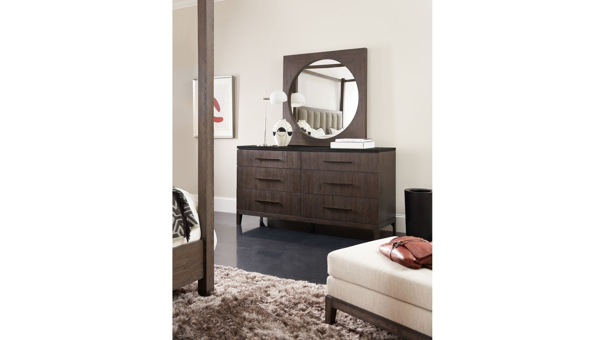 Miramar Aventura - Raphael 6-Drawer Dresser - Dark Gray
